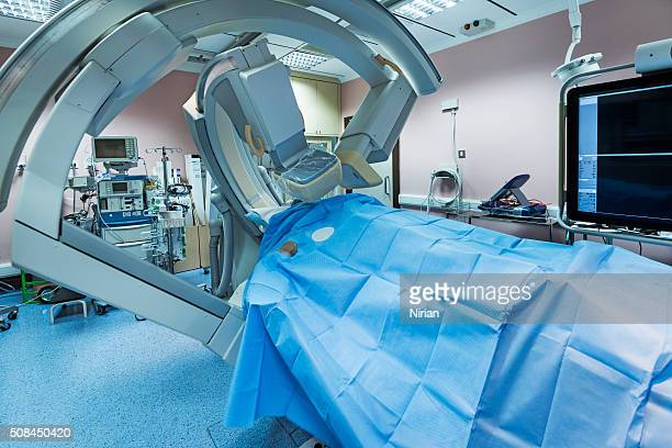 Patient waiting for an angiogram to diagnose congestive heart failure